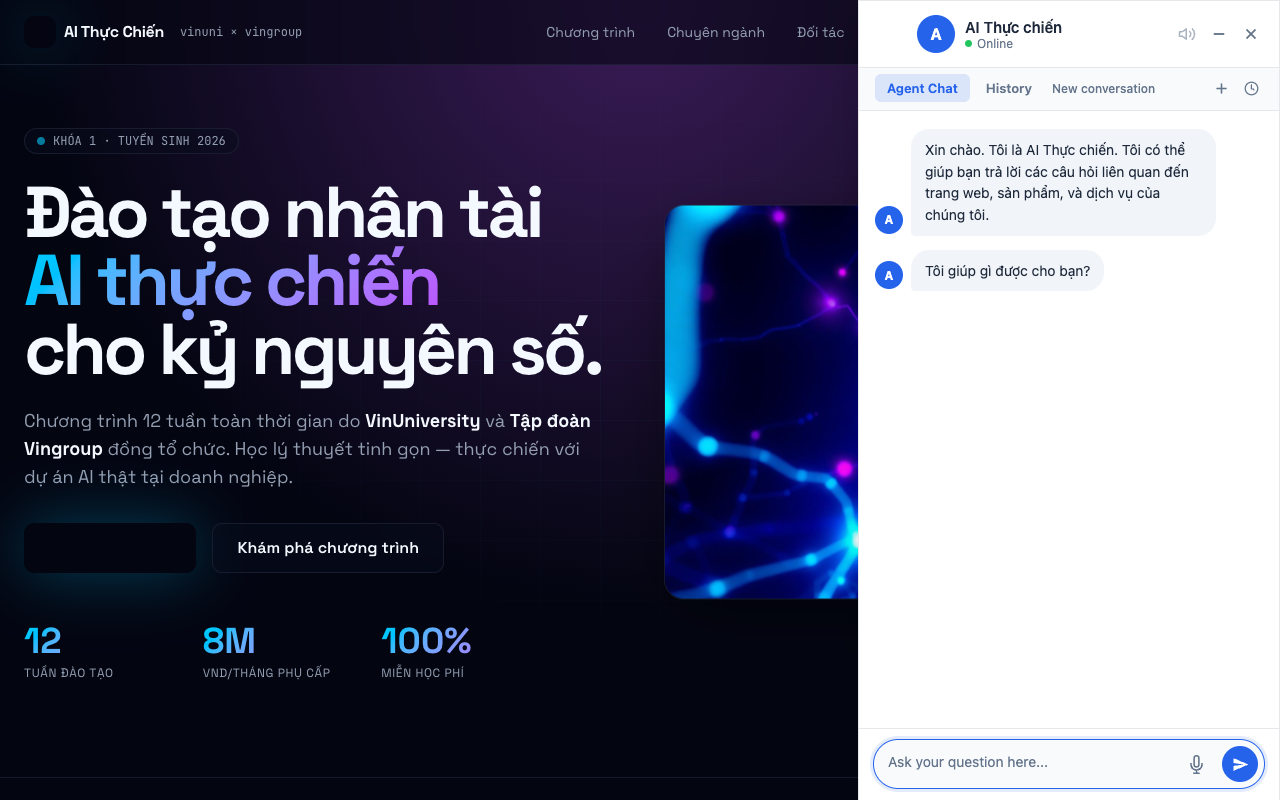 Screenshot preview: AI Thực Chiến